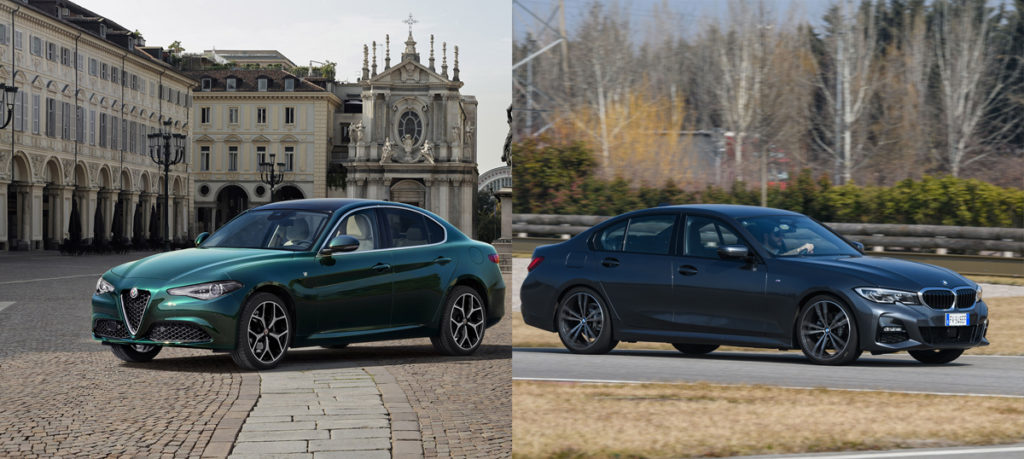 Alfa Romeo Giulia Vs BMW Serie Tre