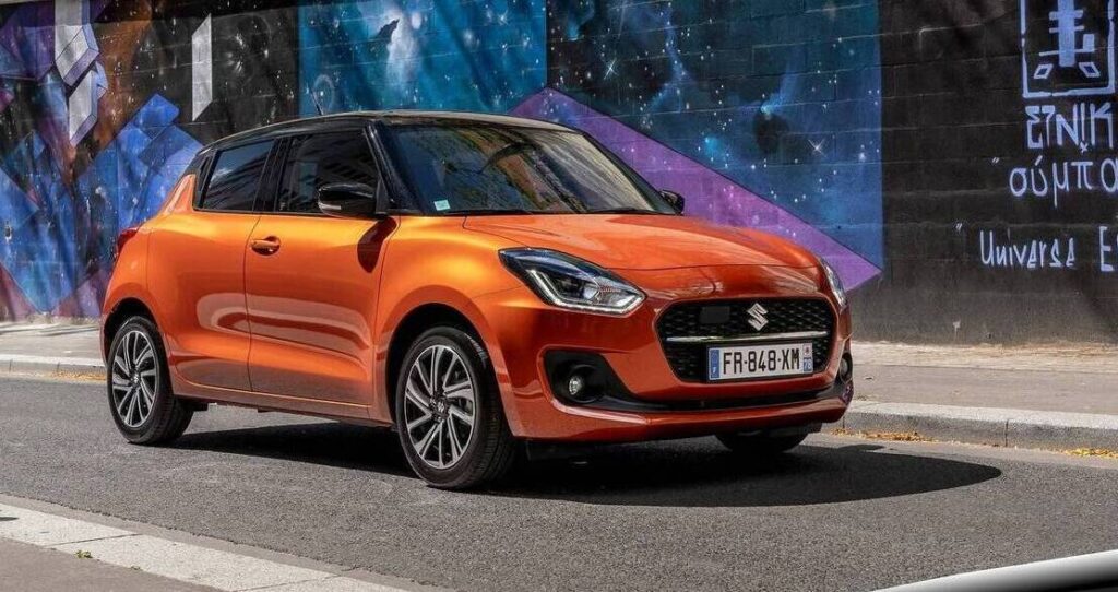 suzuki swift arancione