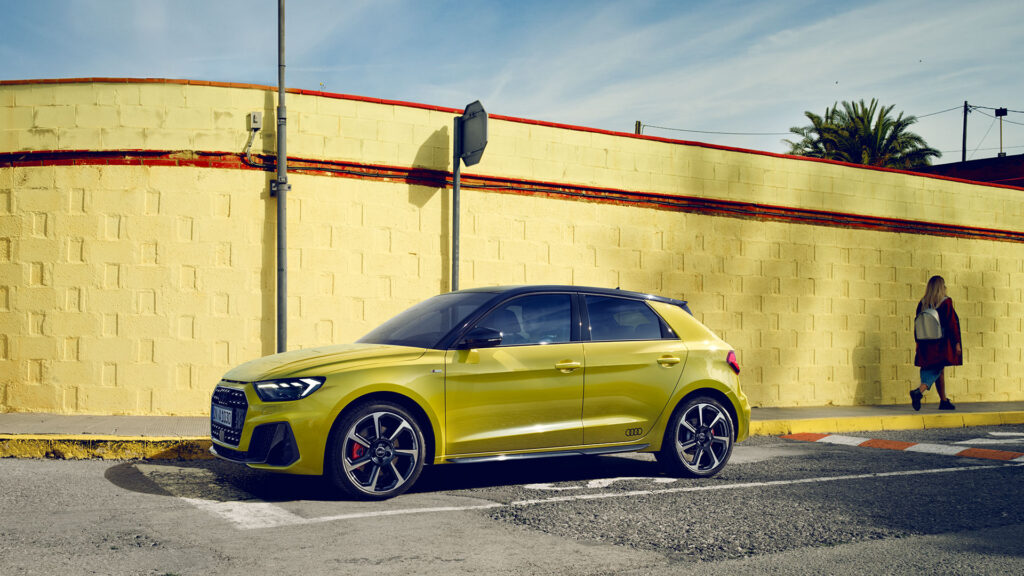 audi a1 nuova gialla allestimenti