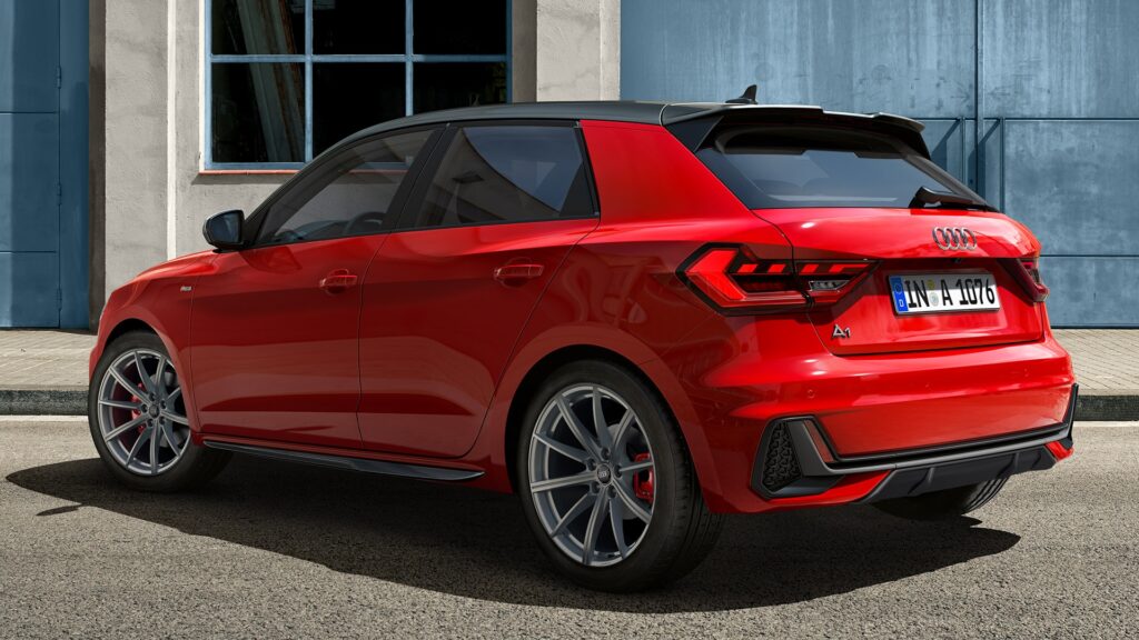 audi a1 sportback rossa