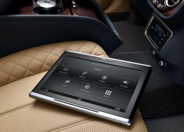 bentley rear entertainment