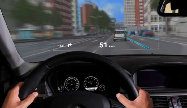 head-up display di huawei