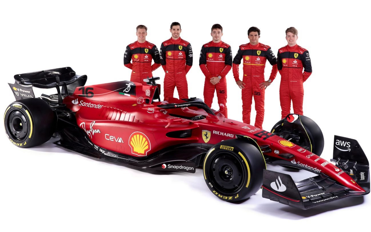 Ferrari F1-75 e la formazione piloti