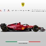 Ferrari F1-75 Wallpaper Laterale