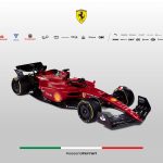 Ferrari F1-75 Wallpaper tre quarti