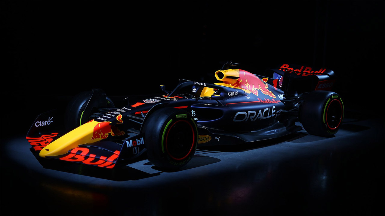 Red Bull RB18 - Vista laterale