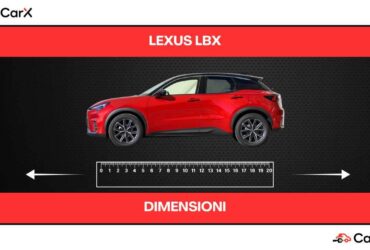 lexus lbx dimensiioni