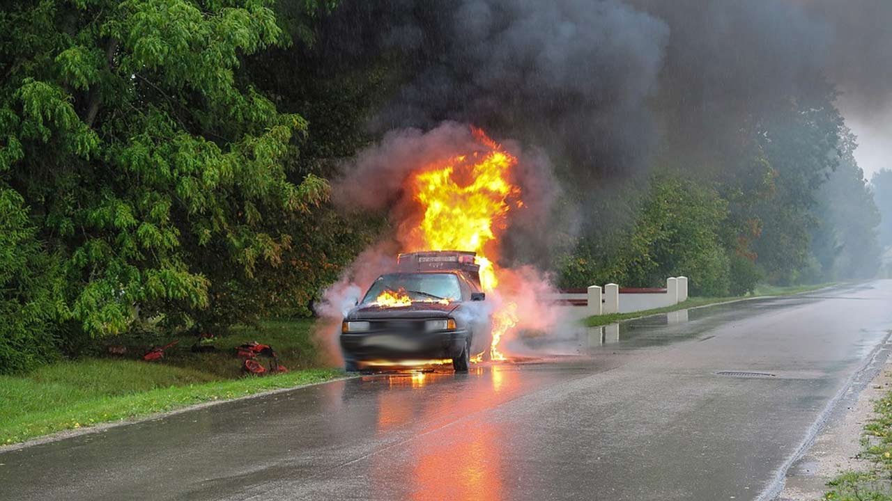 fumo dal motore