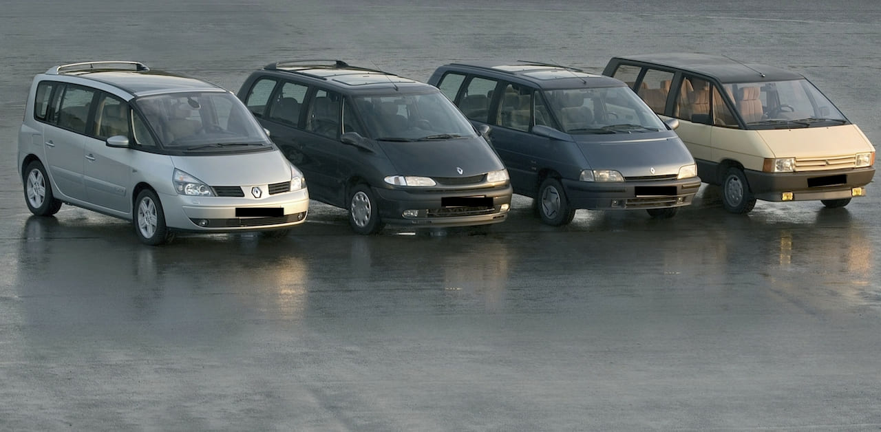 Renault Espace quattro generazioni
