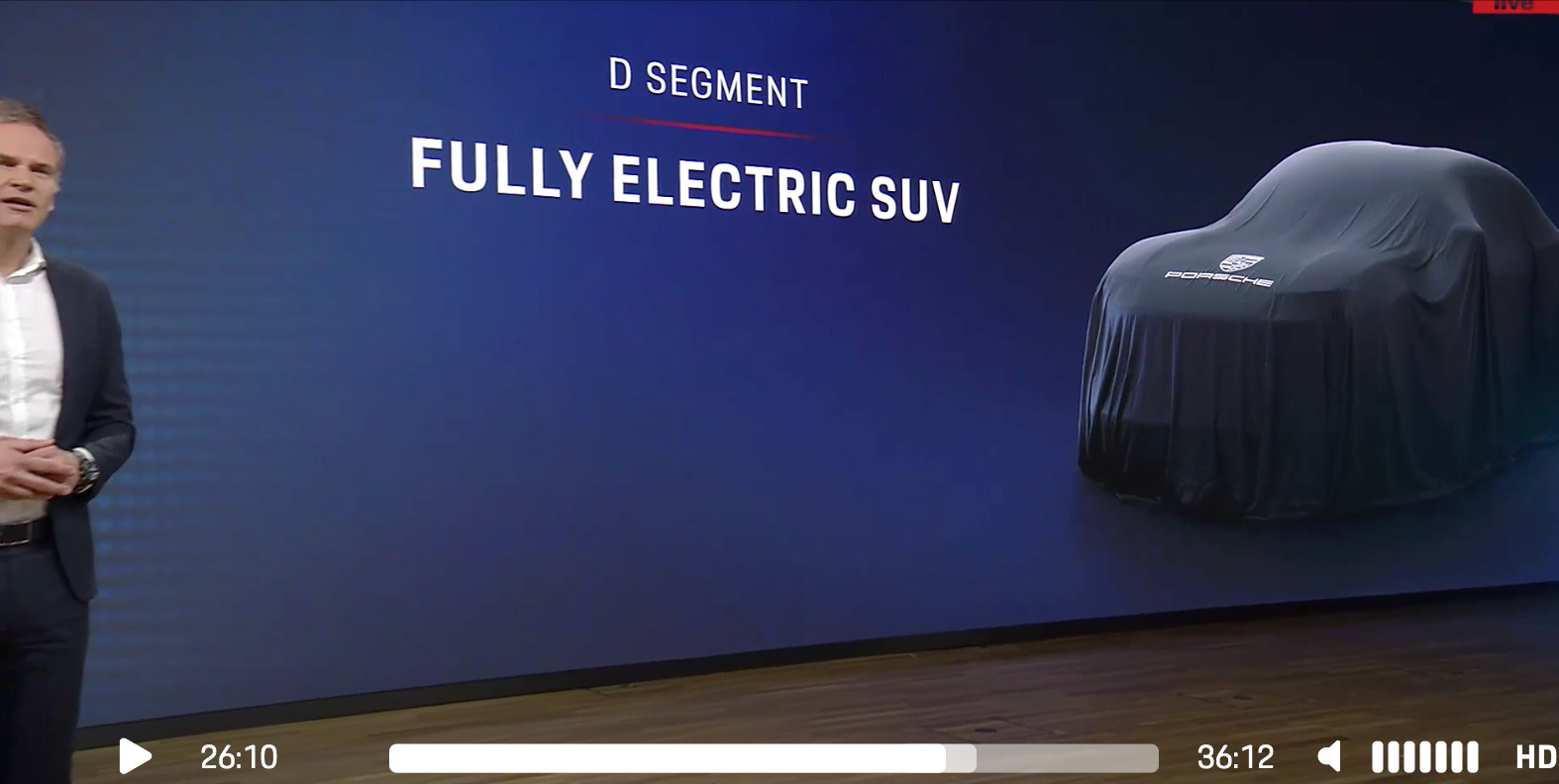 nuovo Suv Porsche