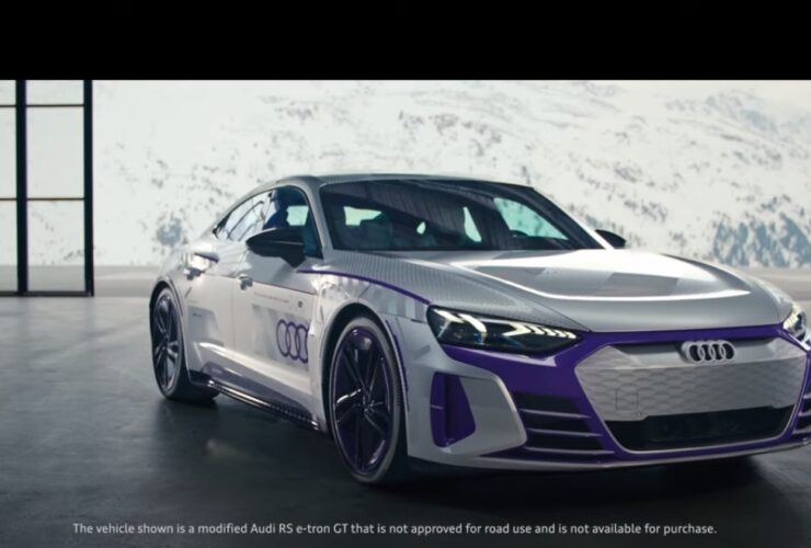 Audi RS e-tron GT ice race concept