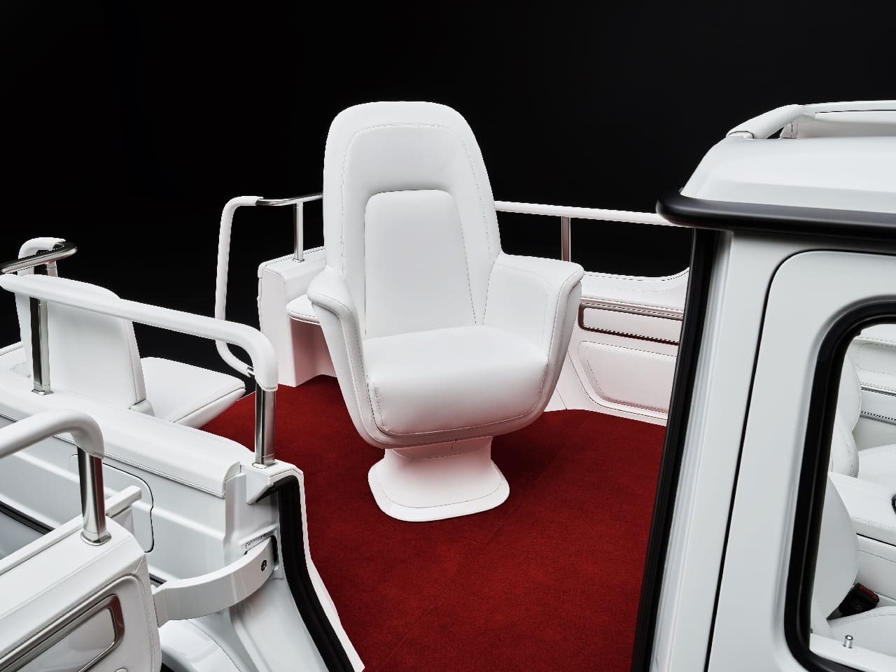 papamobile elettrica mercedes-benz classe g