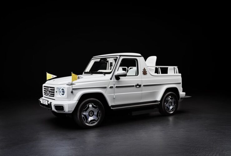 papamobile elettrica mercedes-benz classe g