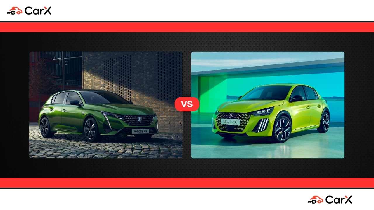 Peugeot 308 VS peugeot 208