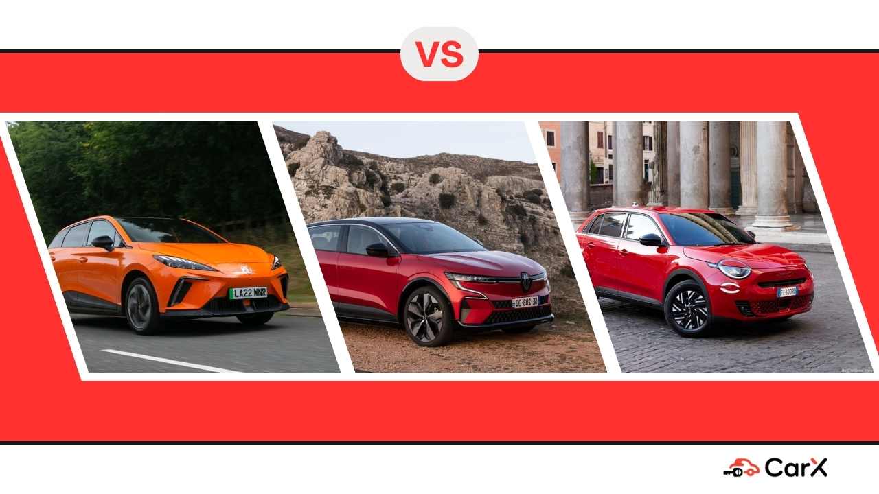 MG4 vs Renault Mégane E-Tech vs Fiat 600e