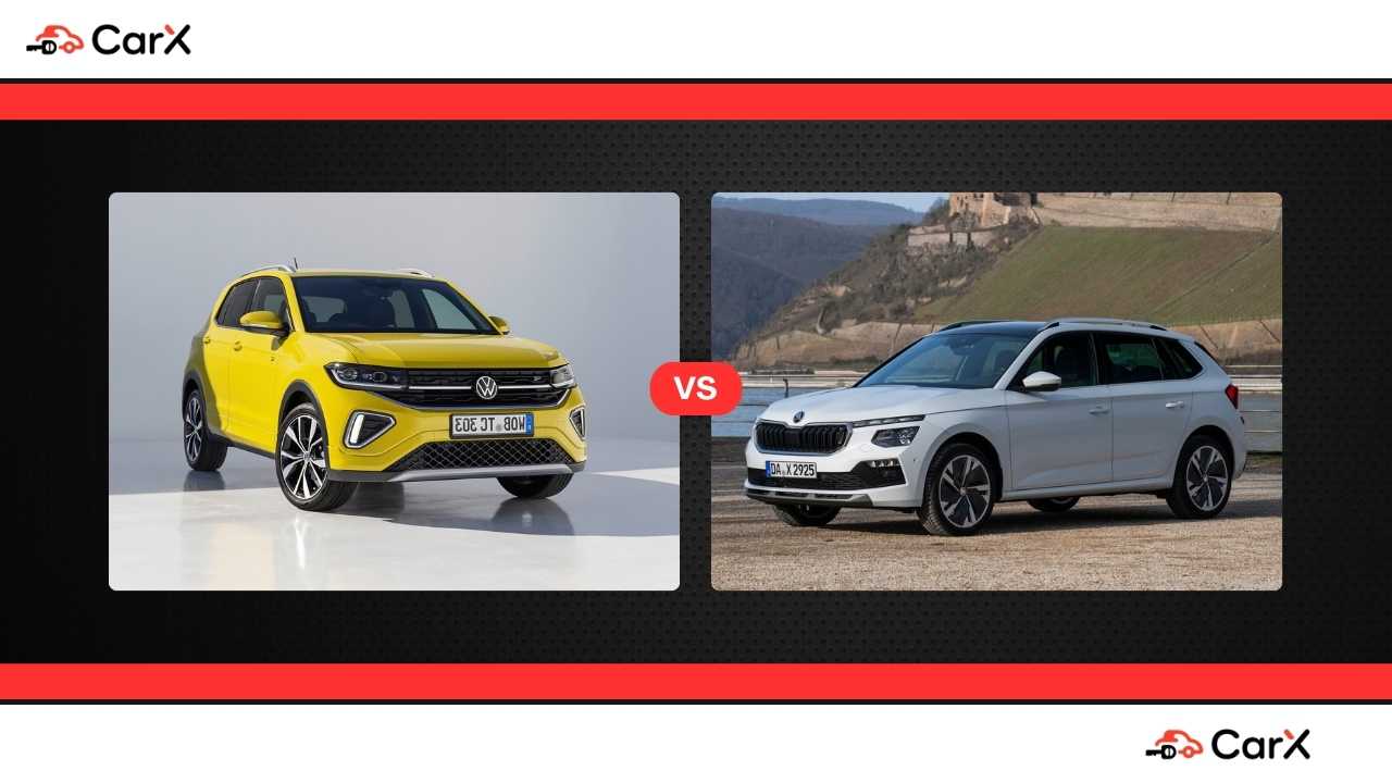 Volkswagen T-Cross vs skoda kamiq