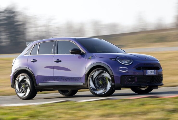 abarth 600e prova su strada