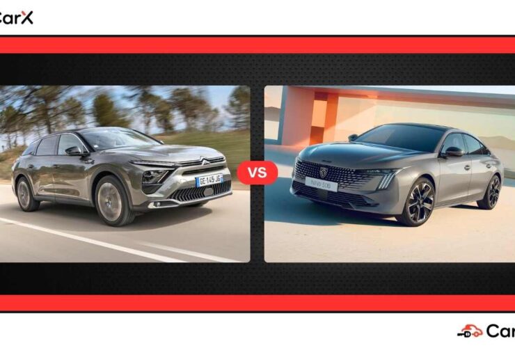 Citroën C5 X vs Peugeot 508 PSE