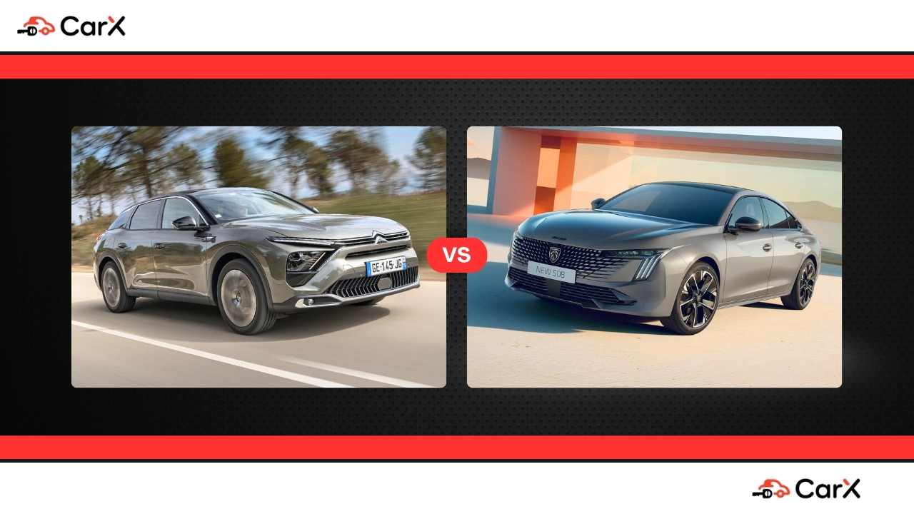 Citroën C5 X vs Peugeot 508 PSE