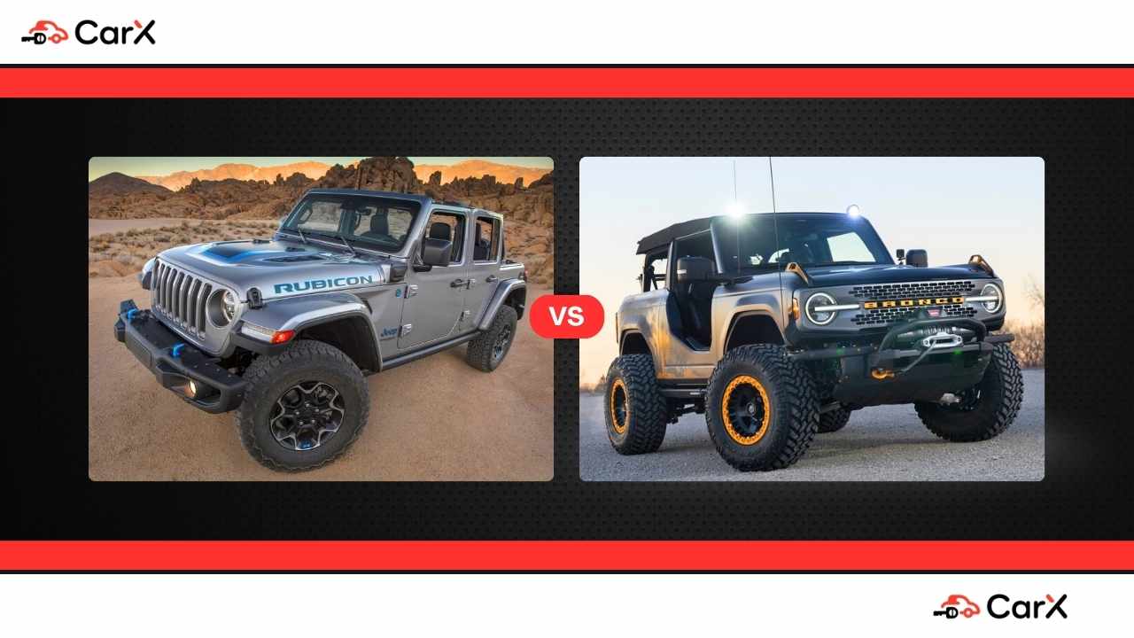 Jeep Wrangler Rubicon vs Ford Bronco Badlands
