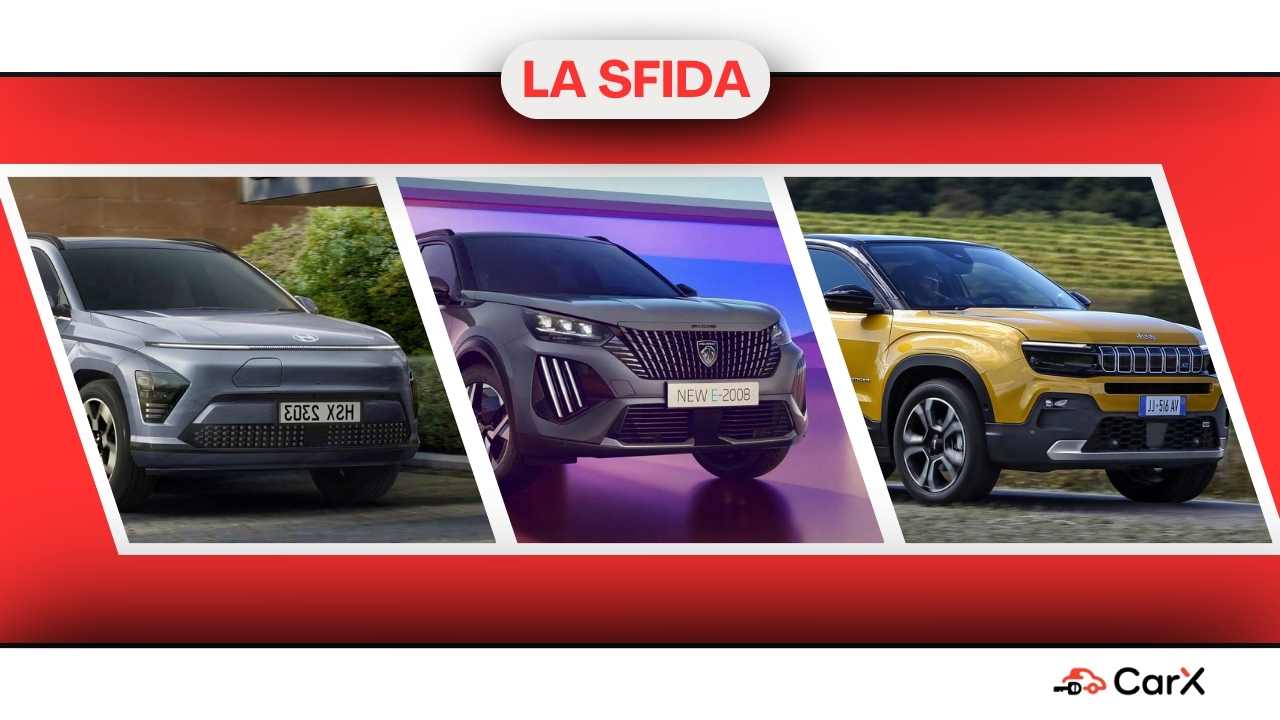 Kona EV vs e-2008 vs Avenger