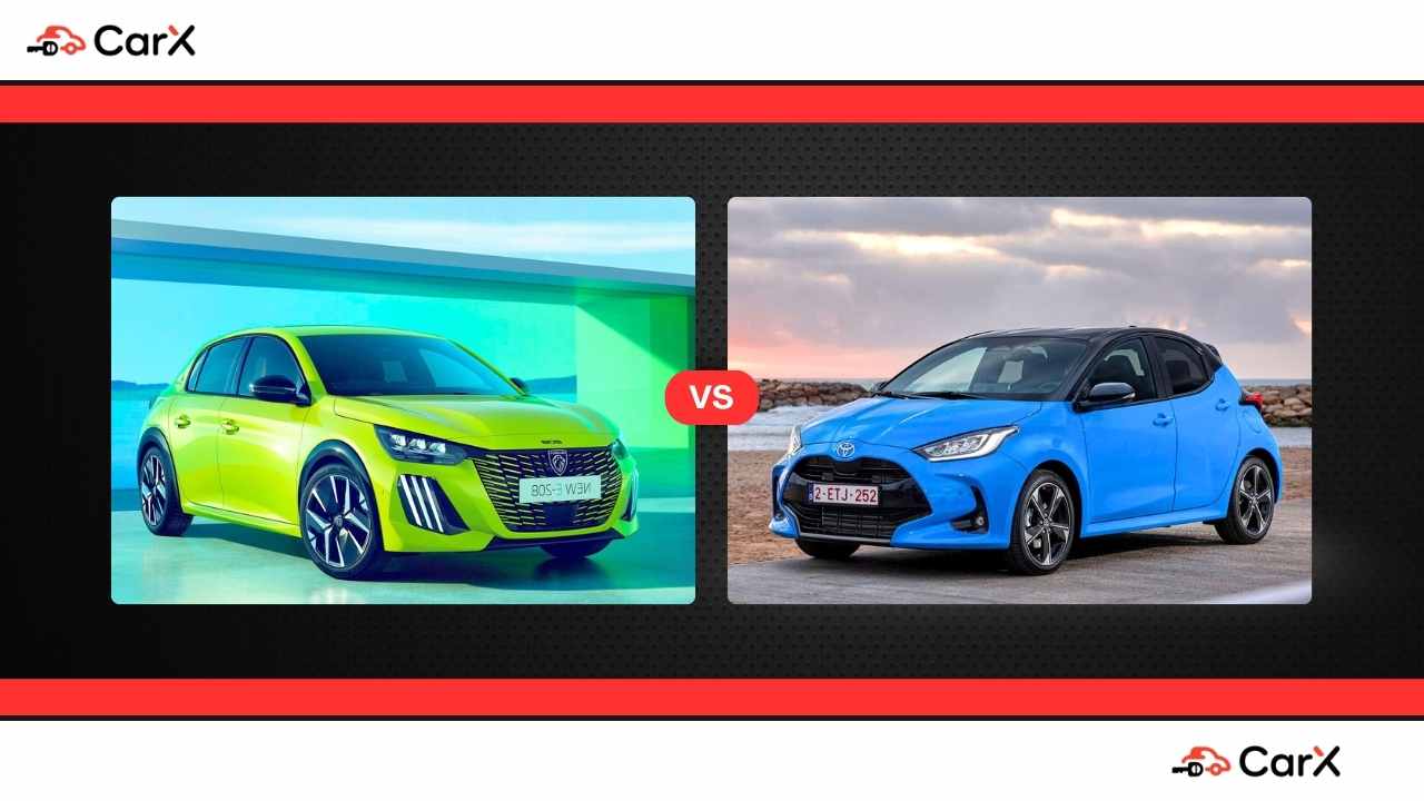 Peugeot 208 Hybrid vs Toyota Yaris Hybrid