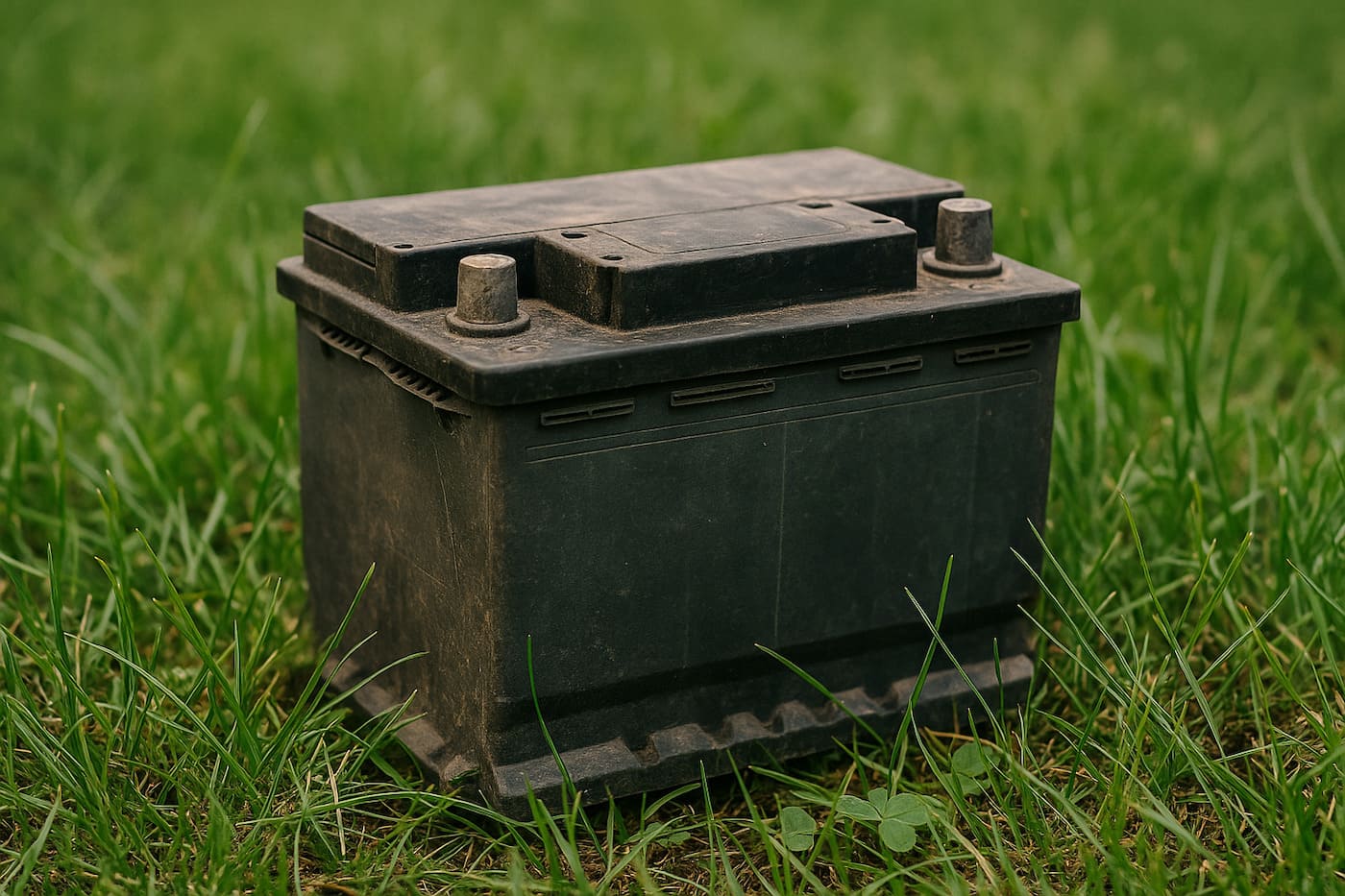 batteria auto da buttare
