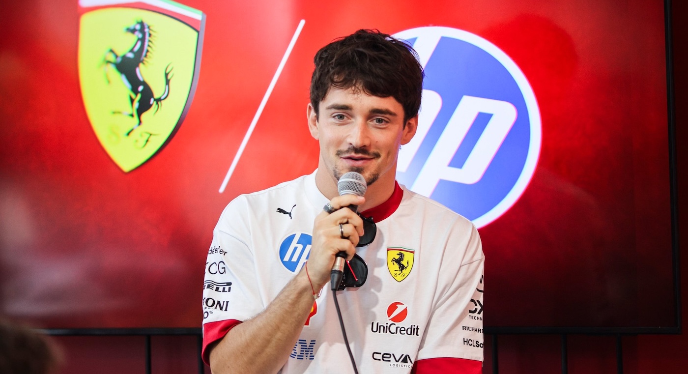 Leclerc. PH: Scuderia Ferrari Account X