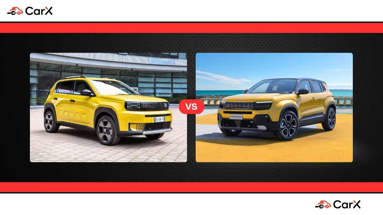 fiat grande panda vs jeep avenger