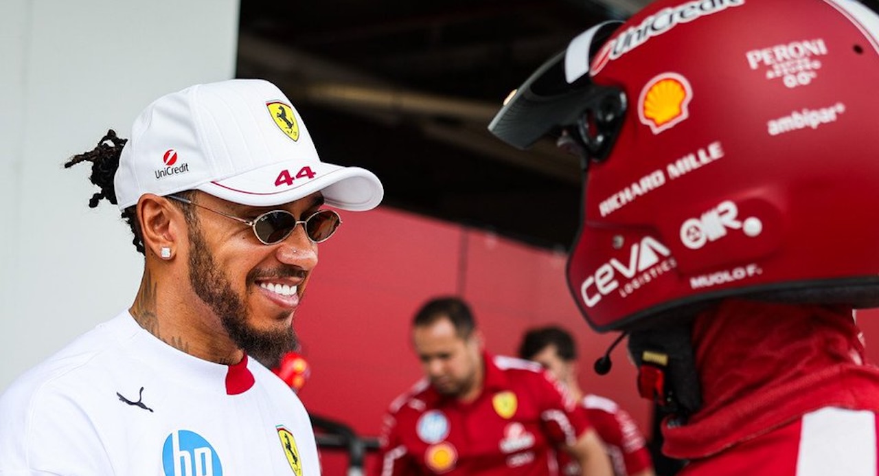 hamilton e ferrari