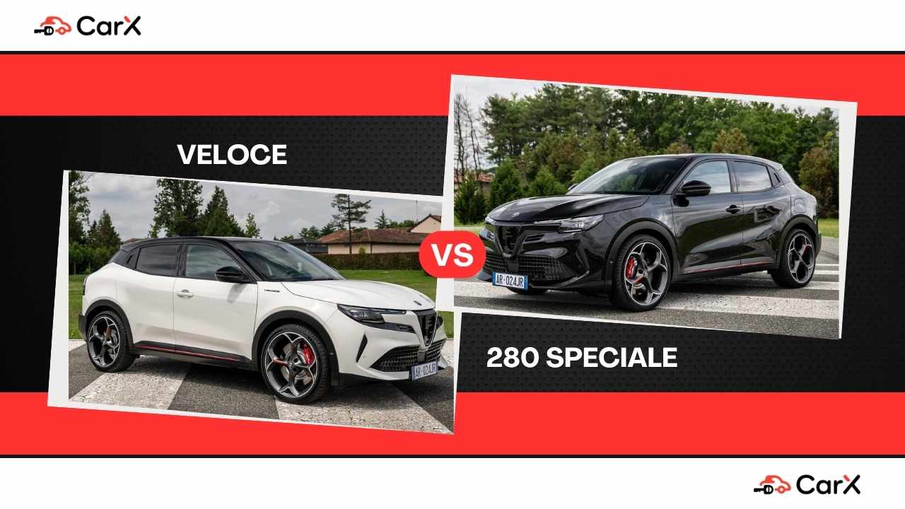 Alfa romeo junior 280 veloce vs speciale