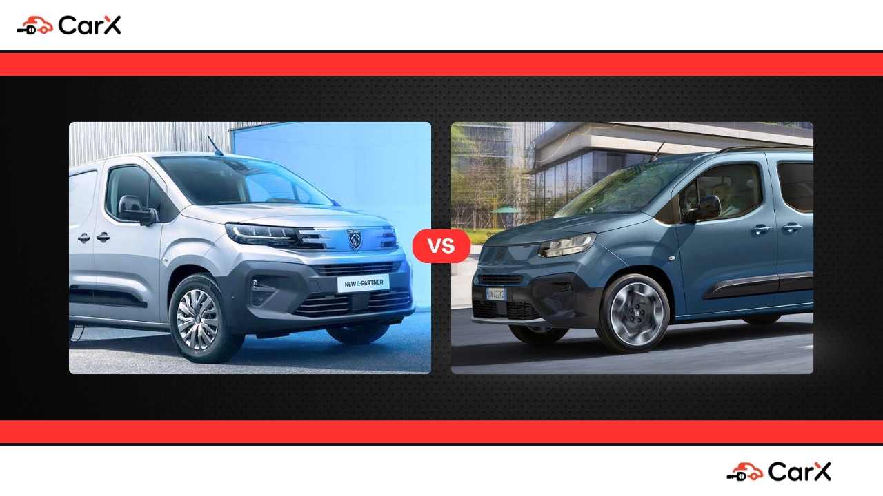 Peugeot e-Partner vs Fiat e-Doblò