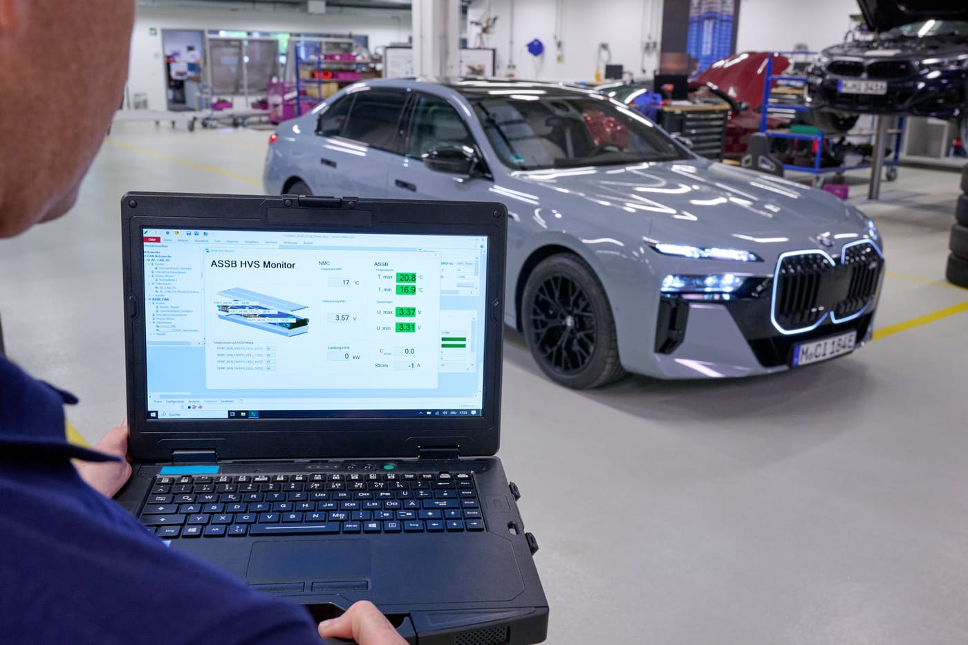 bmw testa batterie solide