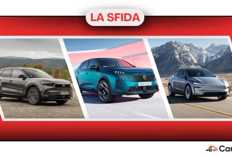 Capri vs e-3008 vs Model Y