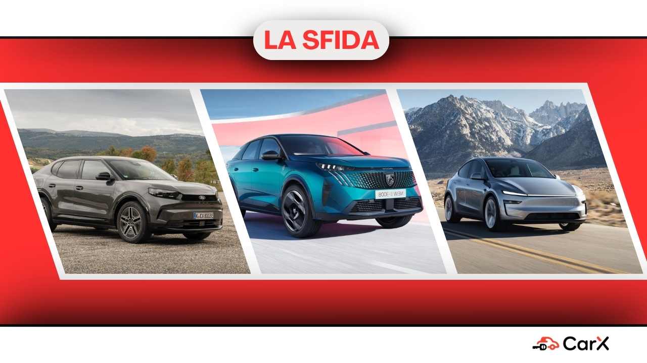 Capri vs e-3008 vs Model Y