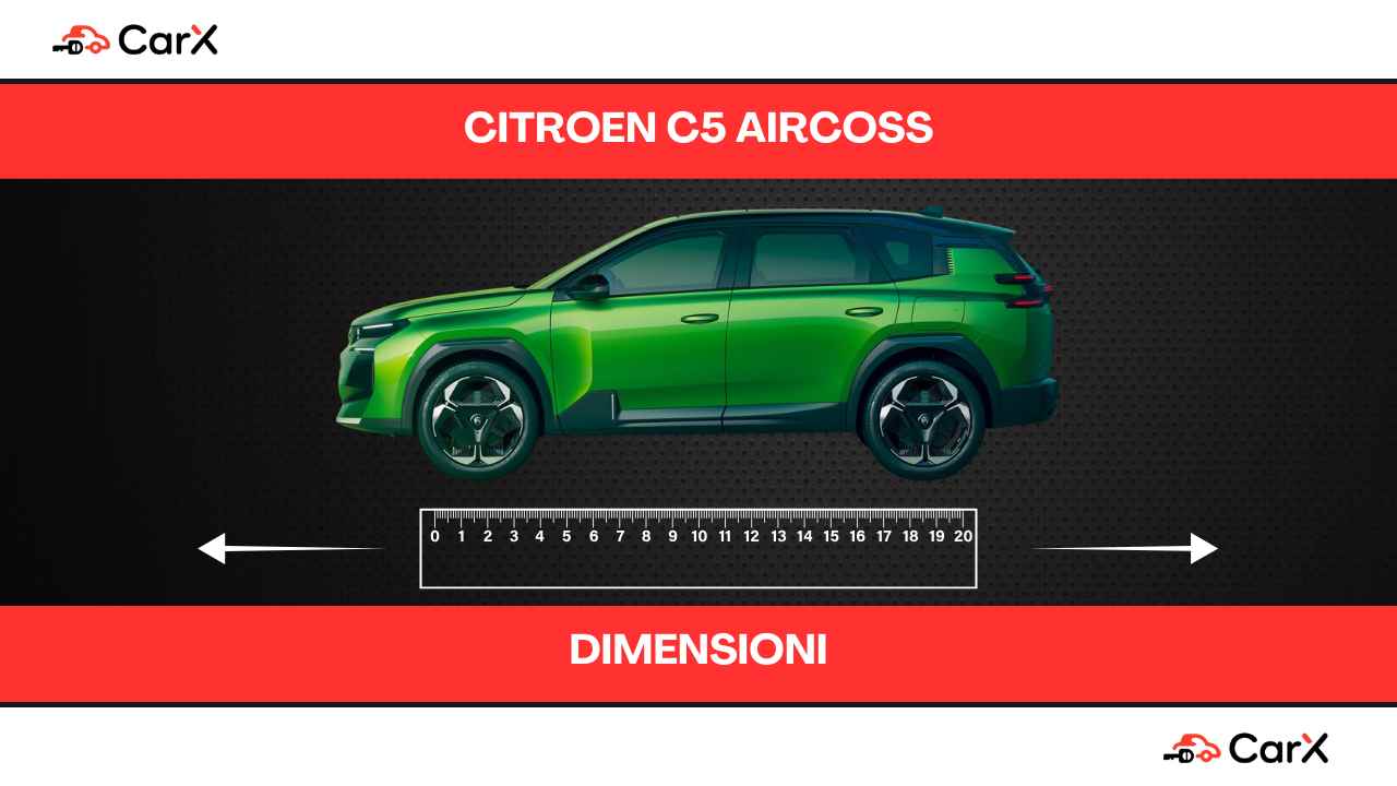 Citroën C5 Aircross dimensioni