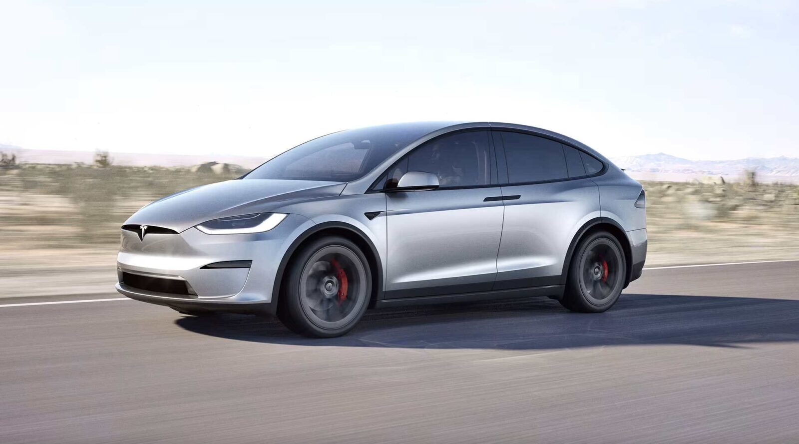 tesla model x prova su strada