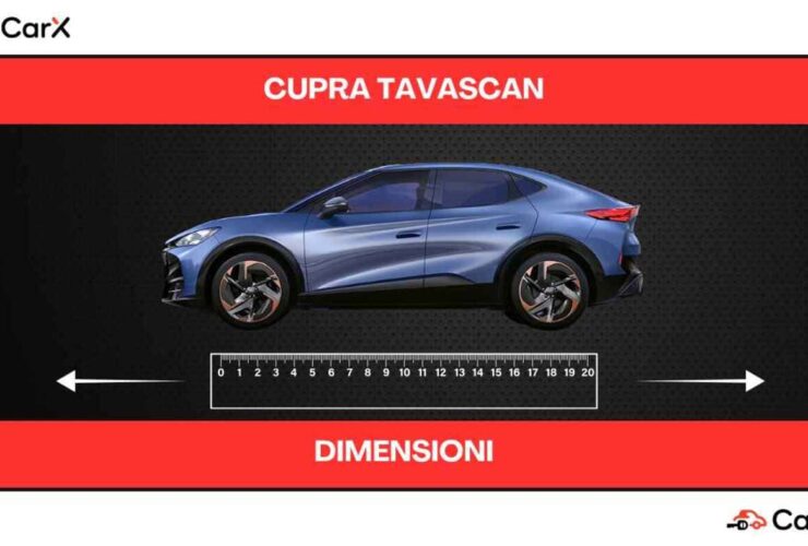 cupra tavascan dimensioni
