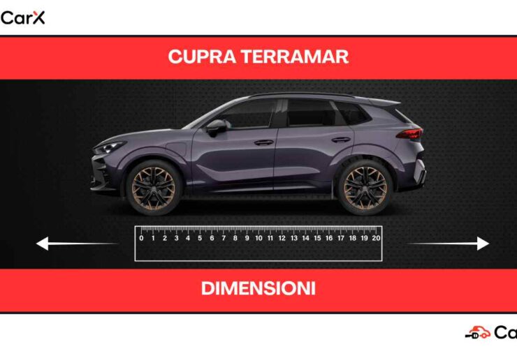 cupra terramar dimensioni