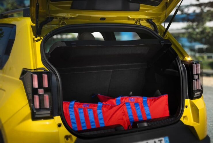 fiat grande panda bagagliaio