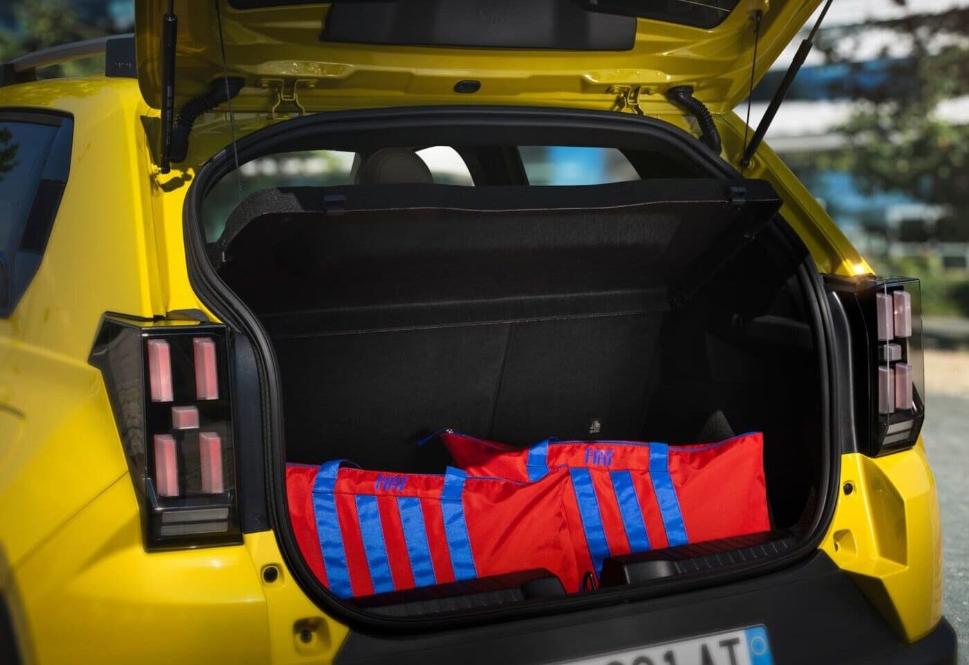 fiat grande panda bagagliaio