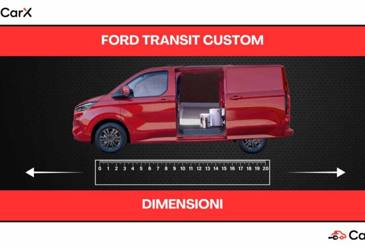 Ford Transit Custom dimensioni