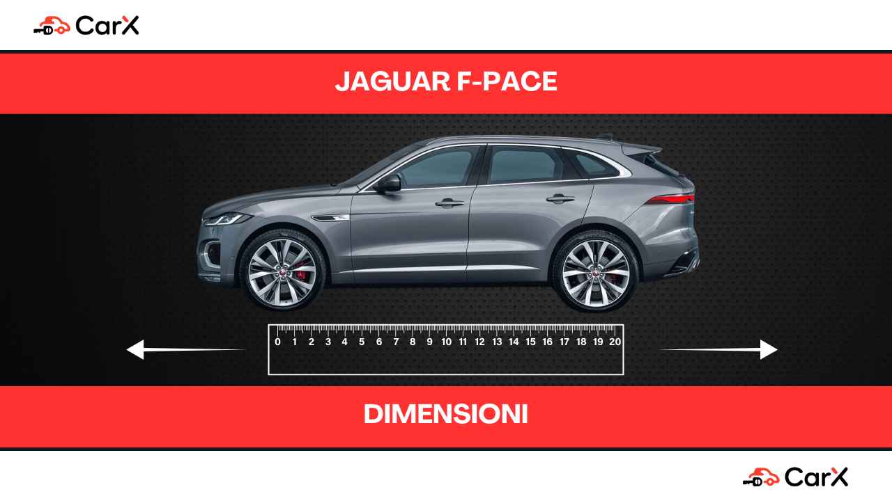 jaguar f-pace dimensioni
