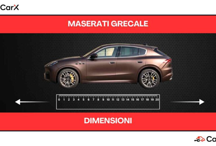 maserati grecale dimensioni