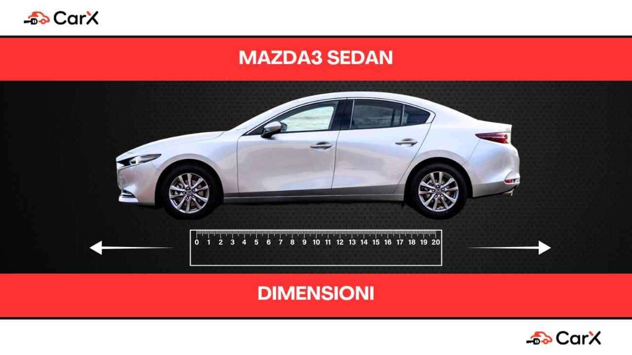 mazda 3 sedan dimensioni