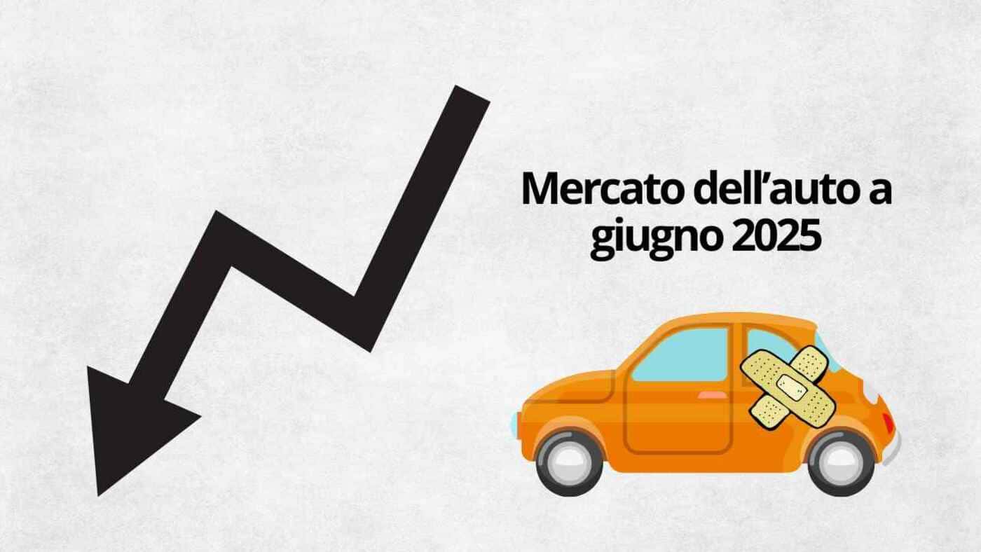 Mercato auto Italia giugno 2025