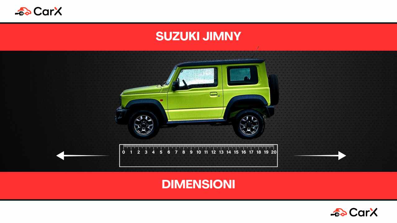 suzuki jimny dimensioni