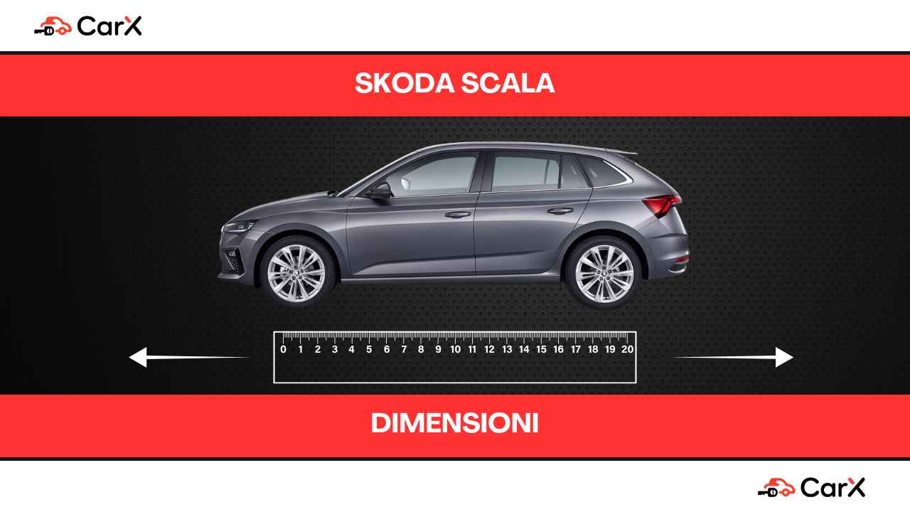 skoda scala dimensioni