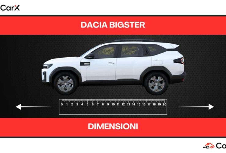 dacia bigster dimensioni