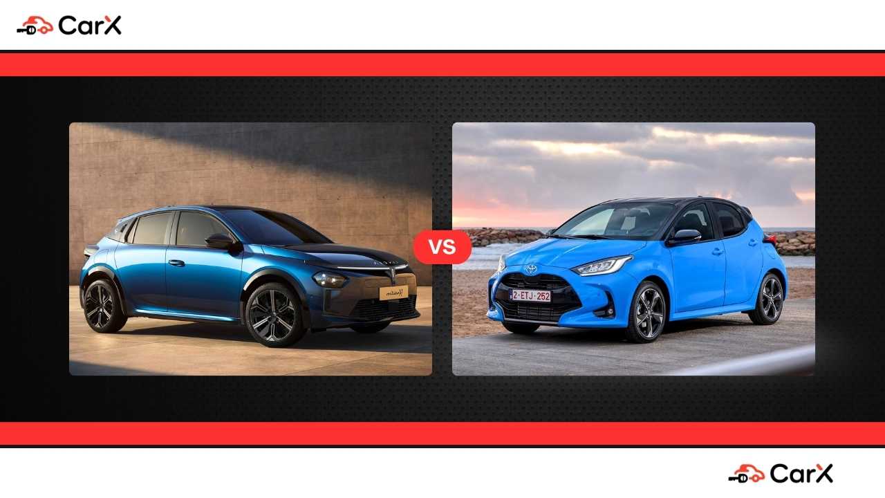 Lancia Ypsilon Hybrid vs Toyota Yaris